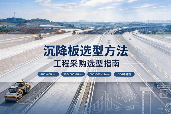 墨脱沉降板选择方法
