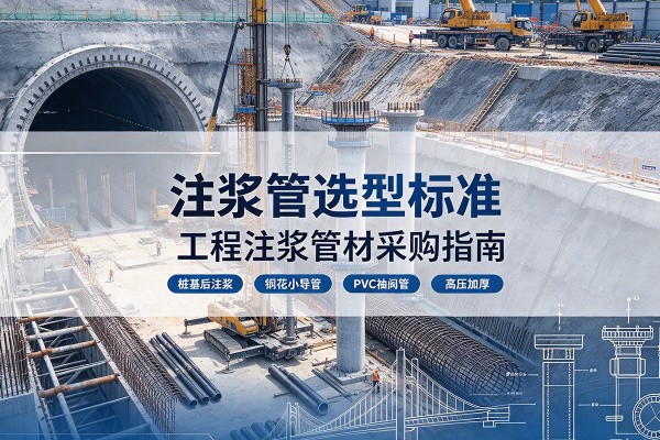 墨脱注浆管选型标准