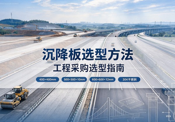 墨脱沉降板选择方法